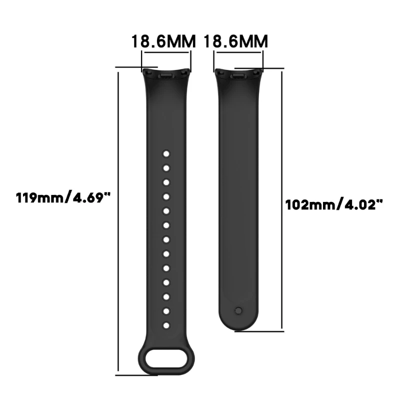 Montre connectée à dégagement rapide, boucle, anti-rayures, souple, à adaptée à Band 8, sangle confortable