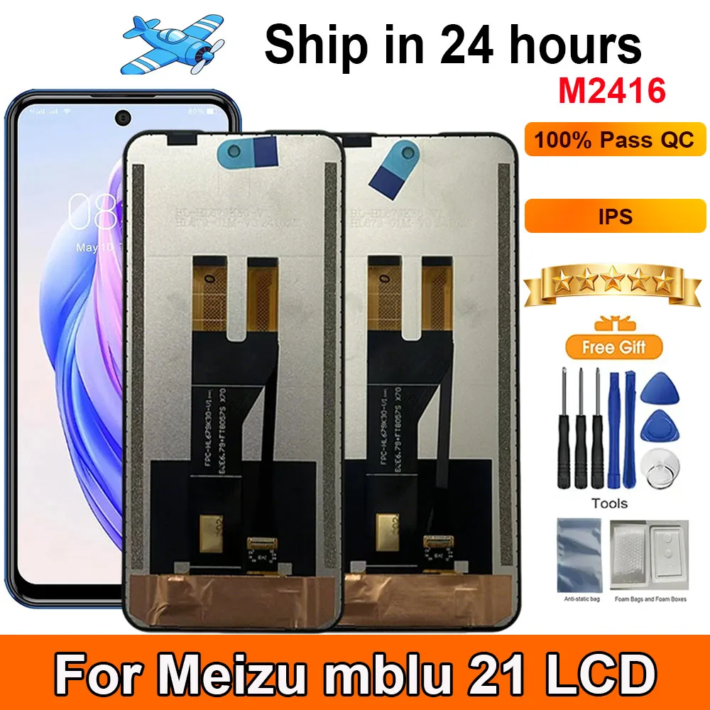 

6.79”Screen For Meizu mblu 21 LCD Display Touch Panel Digitizer Assembly Replacement For Meizu mblu 21 LCD M2416