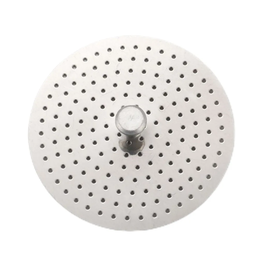 Pressingboard in polvere Moka caffettiera parte Office Cafe Coffee Bar argenteo acciaio inossidabile 2 4 6 9 tazze Decrement