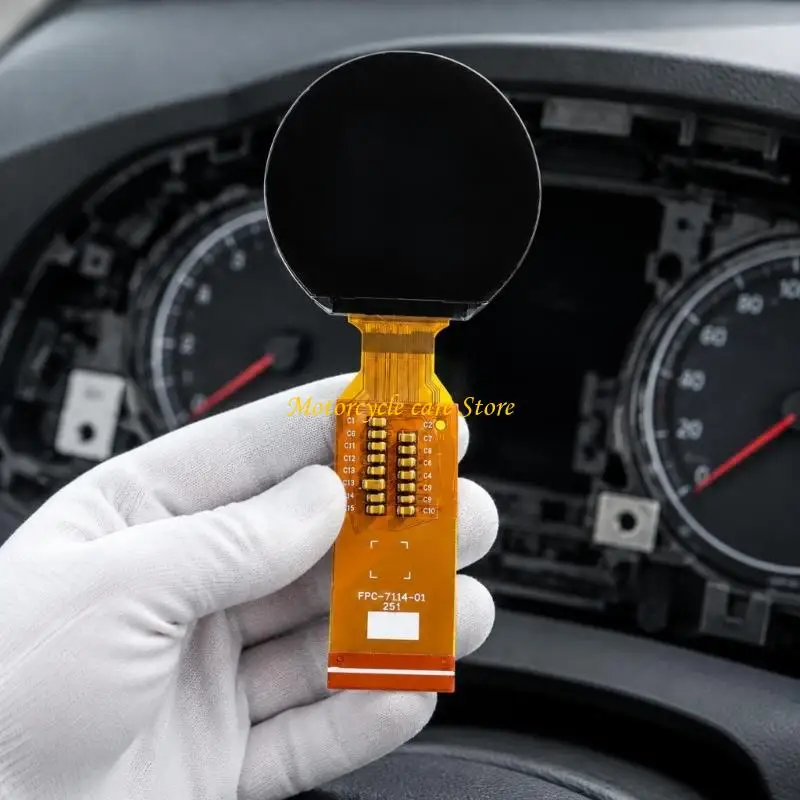 U75F Faulty Instrument Display LCD Replacement Screen, Glass Cluster Panel with a Flexible Printed for Component-Level Vehicle