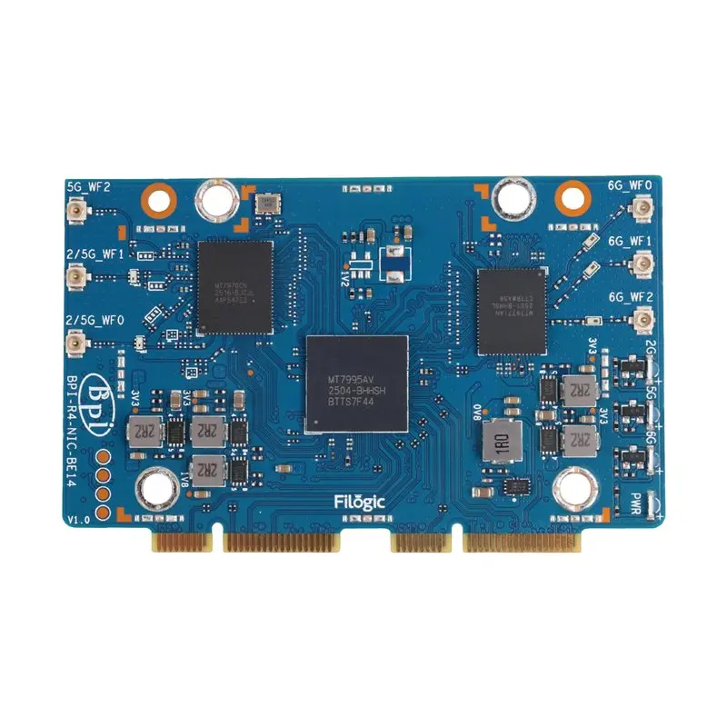 M07K-For Banana Pi BPI-R4-NIC-BE14 Wifi7 Module Accessories For BPI-R4 Mediatek MT7995AV Chipset 2 Pcie 3.0 Interface,2-Lane
