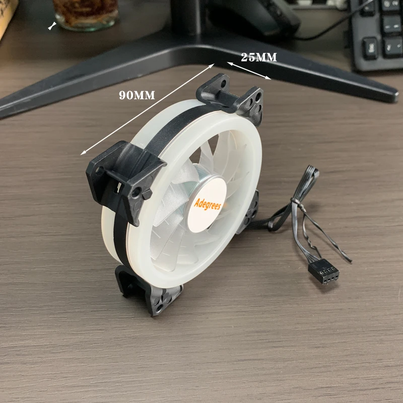 9025 90mm PC Cooling Fan PWM 4PIN/3PIN DC 12V For Computer Server Cabinet Case CPU Cooler