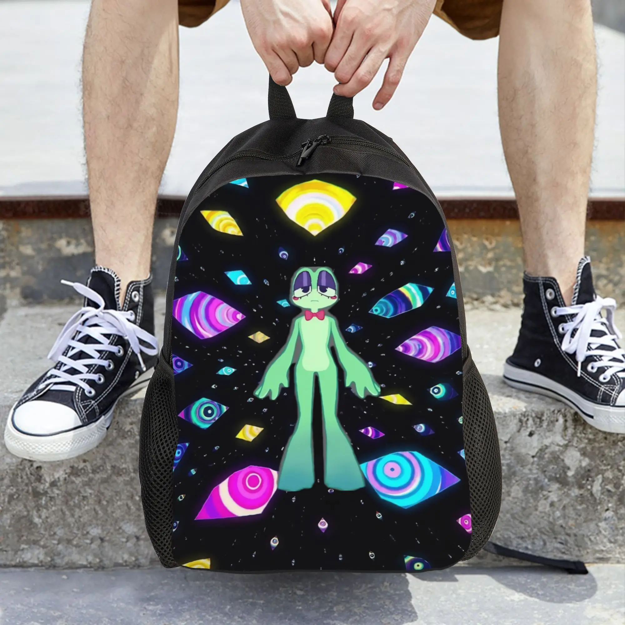 Cartoon Digitals Circus Women Backpack Fashion Student School Bag  Computer Backpack Teenage Travel Rucksack