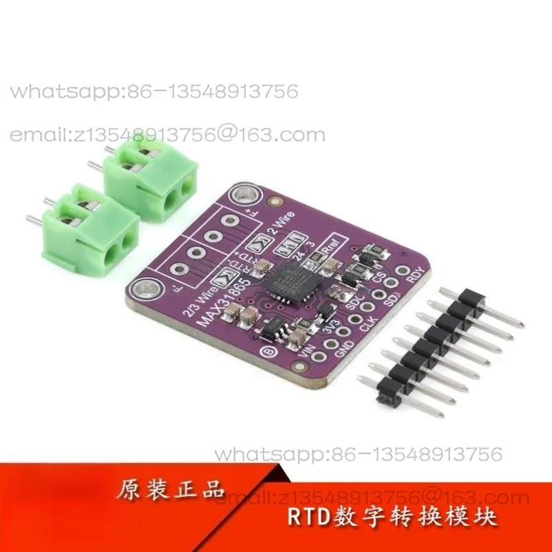 

Original genuine MAX31865 platinum resistance temperature detector module RTD sensor/PT100-PT1000