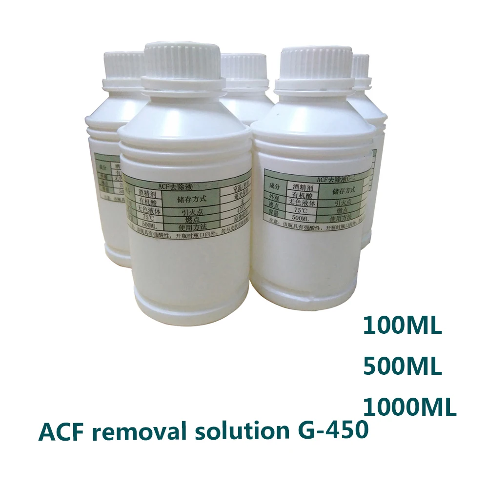 G450 Original imported G-450 ACF conductive glue removal liquid LCD cable repair removal liquid 100 500ml for LCD cable repair