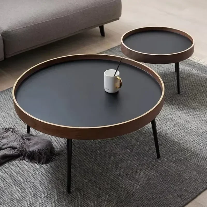 Modern Elegant Coffee Table Mini Middle Desks Corner Wooden Coffee Tables Simple Bedside Wohnzimmersofas Home Furniture