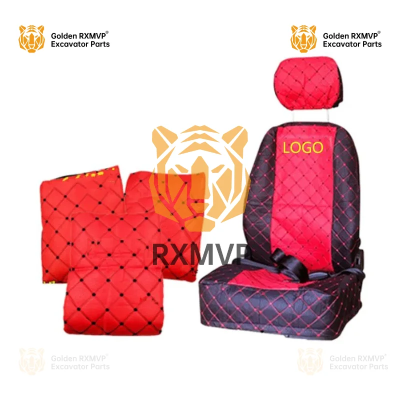 Fit For Doosan Cat Hitachi Kobelco Sany Hyundai Liugong Komatsu Xcmg Volvo Sdlg kato kubota sumitomo Excavator Seat Cover Seat C