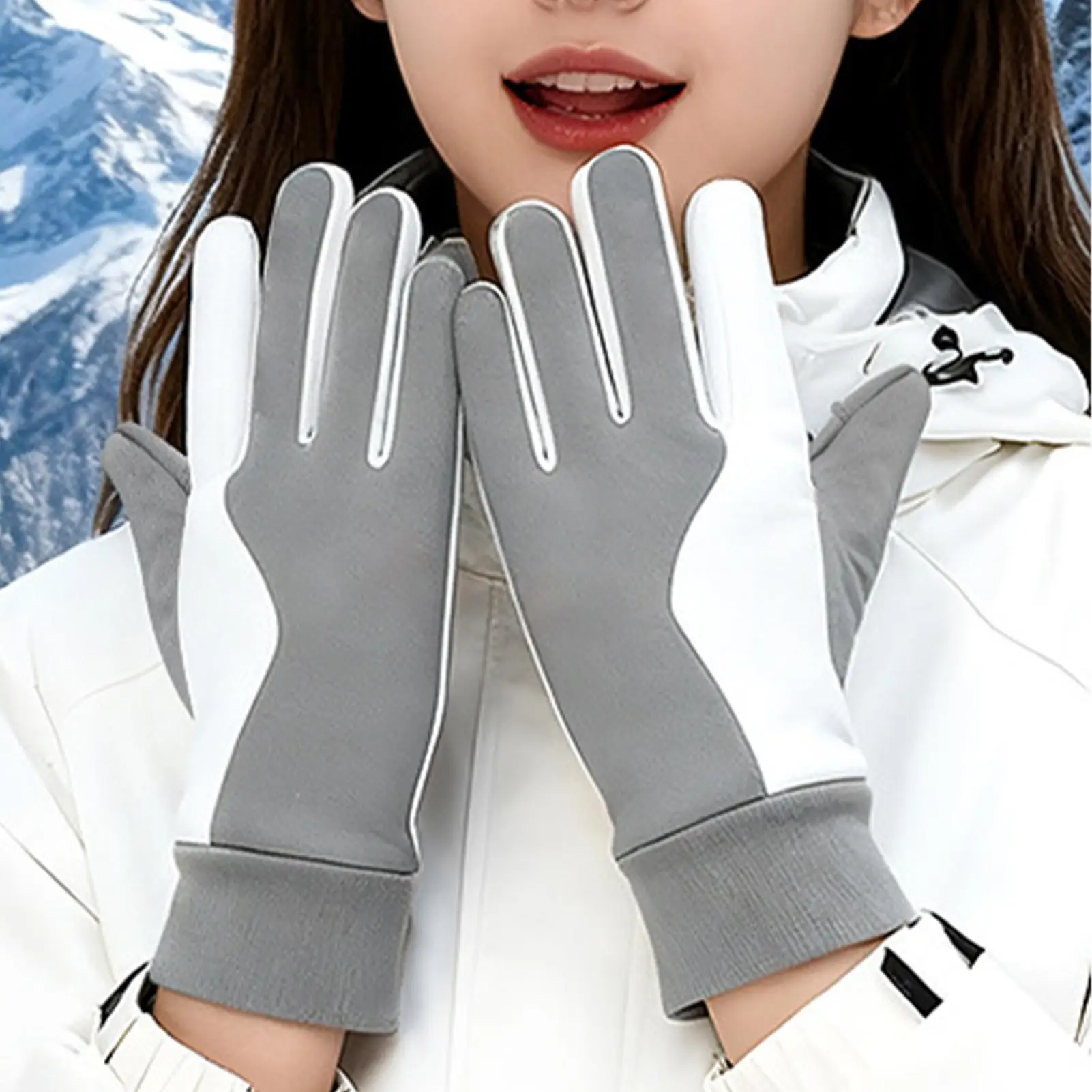 

Motorcycle Gloves Waterproof Warm Cold Weather Protective Gear Motorcycle Gloves For Men And Women For Powersports Riding Road