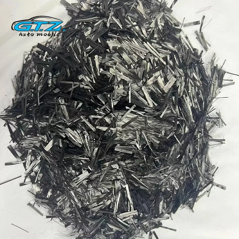 30mm long strips of forged carbon shredded carbon 12k carbon fiber short cut yarn car forging surround products cool supercar wi