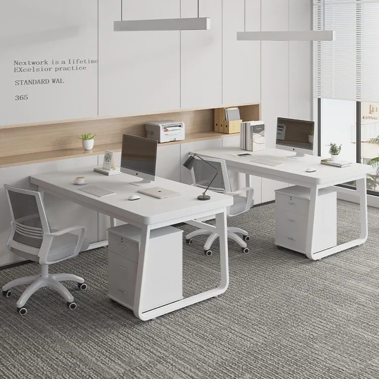 

Staff Office Home Drawer Cabinet 2 Staff Simple Modern Desk
