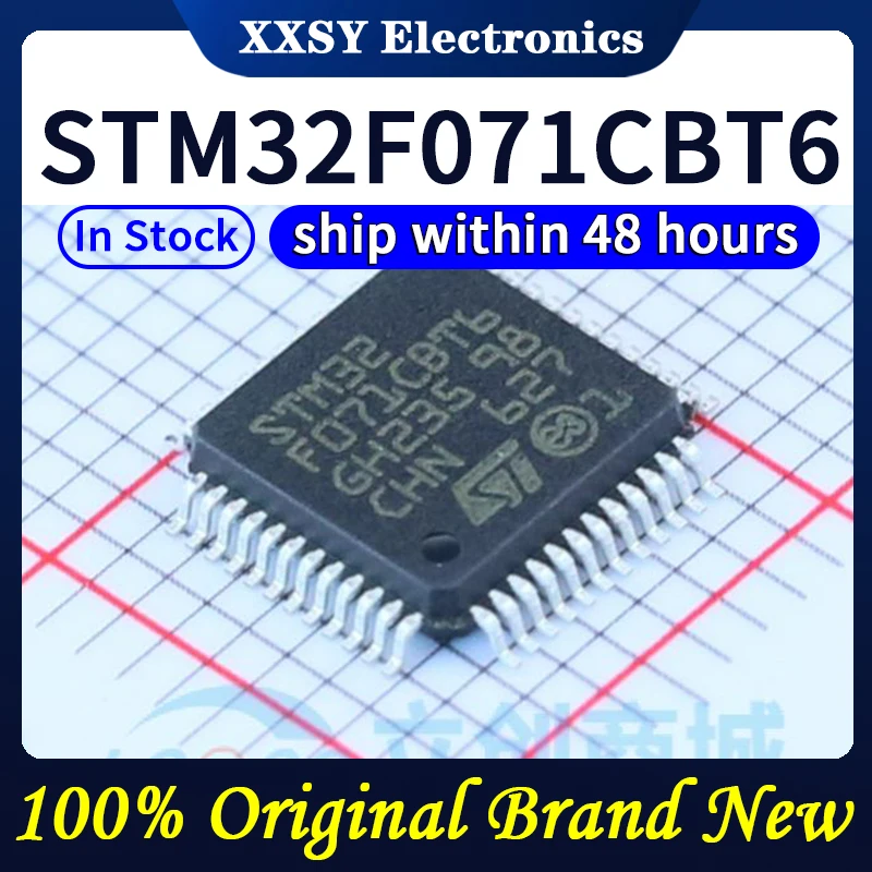 STM32F071C8T6 STM32F071CBT6 STM32F071RBT6 STM32F071VBT6 STM32F071V8T6 В наличии 100% оригинал и новый