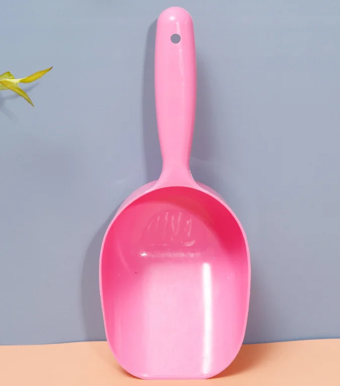 Heißer Verkauf Kunststoff Hund Katze Futter Löffel Schaufel 3 Farben Praktische Feeder Kunststoff Pet Feed Scoop – Detail 5