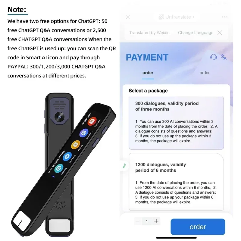 قلم ذكي جديد مبتكر يعمل بالذكاء الاصطناعي مع أقلام AI لدمج ChatGPT توفر الإجابات على الفور للدراسات والمنزل #5