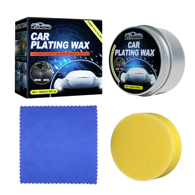 

Car Wax Crystal Plating Car Coating Wax Glossy Top Coat Hard Glossy Wax Coating Care Waterless Protection And Shine