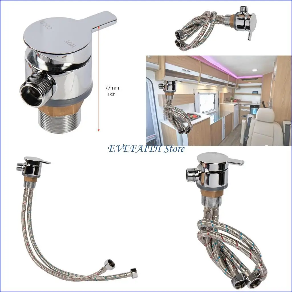 

124b RV Интерьер горячий/холодная вода смеситель против Rust 316 Смесители из нержавеющей стали.