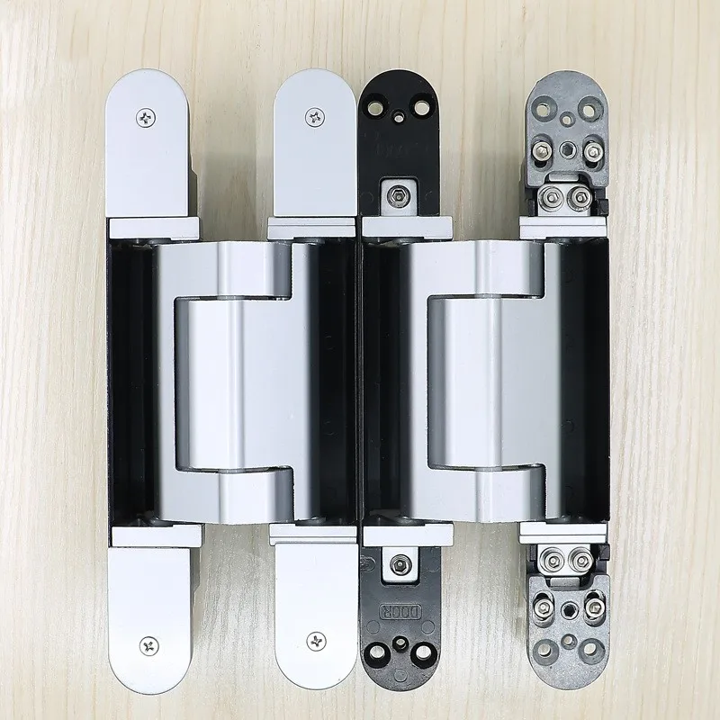 Style Zinc Alloy Hidden Heavy Duty 160KG 3D Invisible Adjustable Concealed Hinge for Heavy Duty Gate Wooden Swing Door - view 2