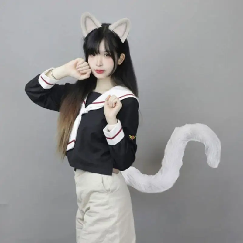 M68A Mèo động vật Cáo đuôi Headbands Halloween Christmas Party Trang phục đồ chơi
