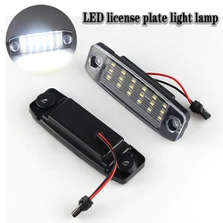 2PC Car Led License Plate Lights Error Free For Kia Borrego 08-14 Mohave 08-09 Opirus 02-11 Amanti 07-10 Carens FG RP Sorento XM
