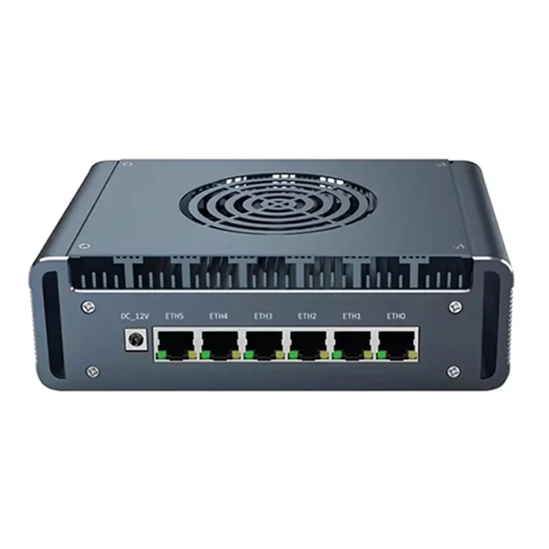 산업용 컴퓨터 pfSense 라우터 OPNsense Proxmox, 12 세대 인텔 N100 방화벽 기기, 6x2.5G i226-V 미니 PC, DDR5 2x M.2 NVMe