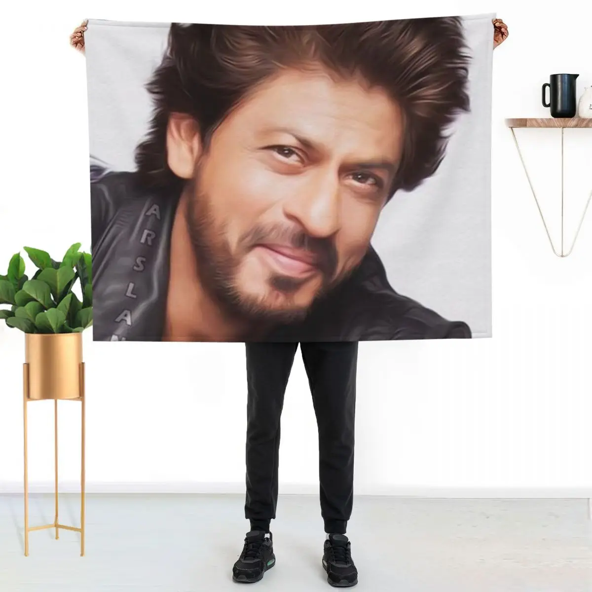 shahrukh khan Throw Blanket Soft Bedroom Blanket for Night Sleeping