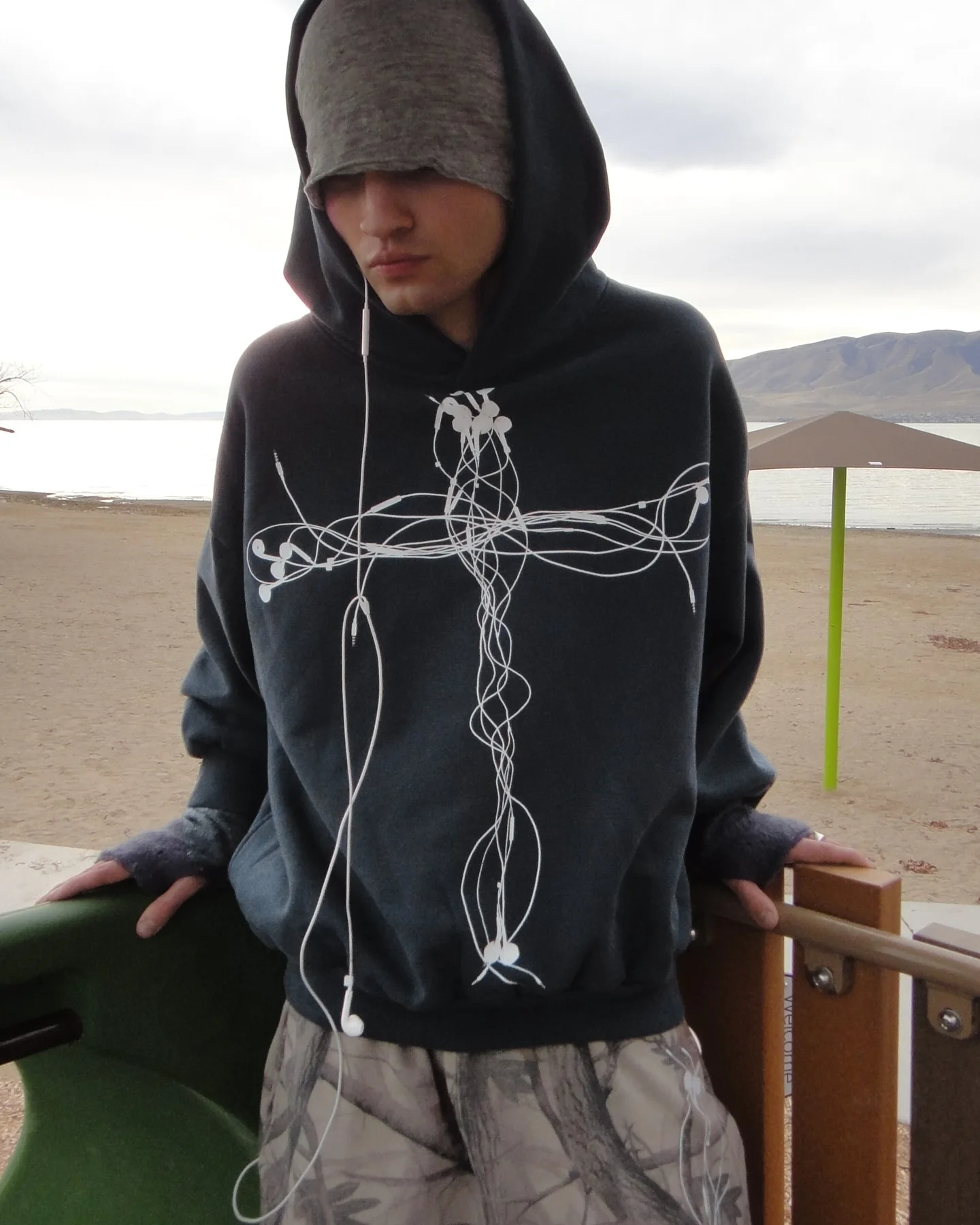 

Винтажная уличная одежда в стиле Харадзюку, европейская молодежная мода, шерстяной пуловер с принтом, женская повседневная толстовка с капюшоном в стиле хип-хоп, куртка-свитшот