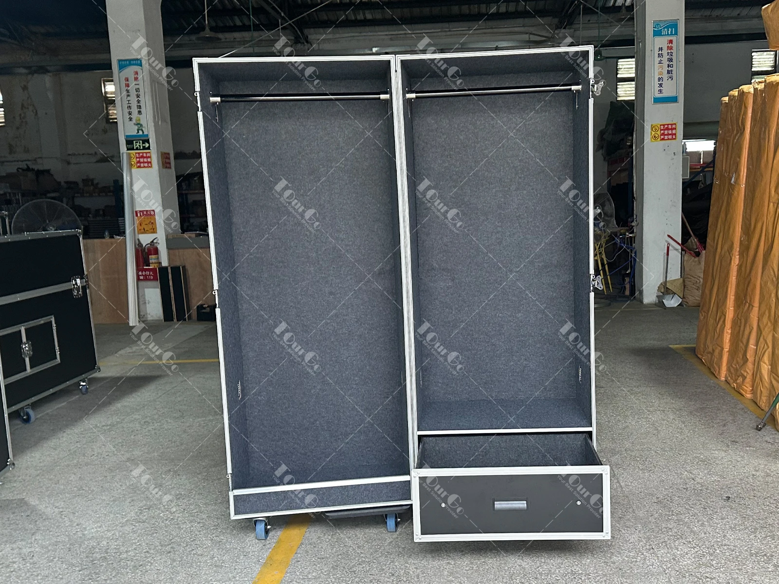 Flight Case per armadio mobile personalizzato