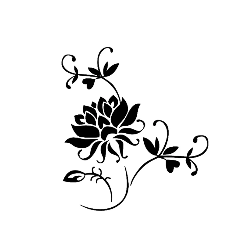 

Water lily shaped car windows, bumpers, fuel tank covers, motorcycle accessories, decorative vinyl car stickers