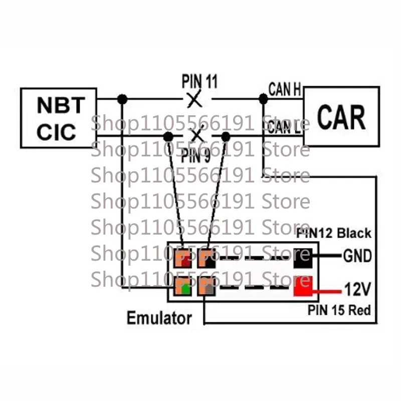For  E90 E60 E9X E6X E8x Car For  CIC Emulator Support Motion Navi Voice Control Activation/video In Motion