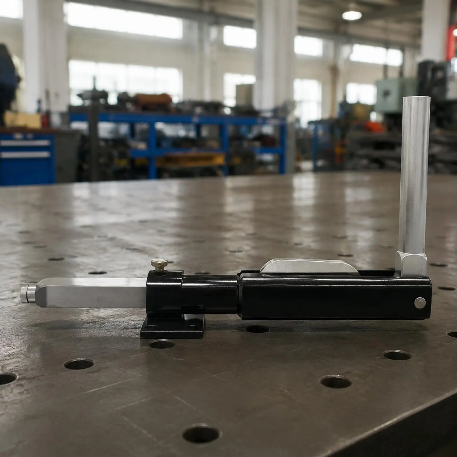 Heavy Duty Toggle Clamp Push Pull Style with 118mm Hole Spacing for Jigs and Fabrication Fixtures