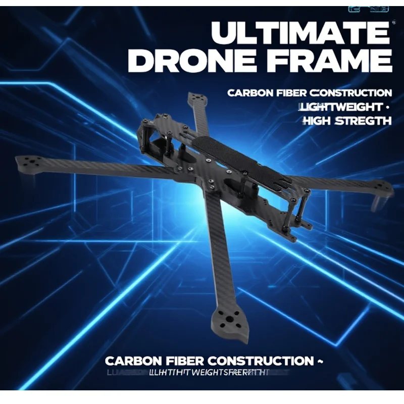 

XL10 V7 10 inch TrueX FPV Drone Frame 420mm Wheelbase 7mm Arm Super Long Range Freestyle RC Racing Carbon Fiber Frame Kit