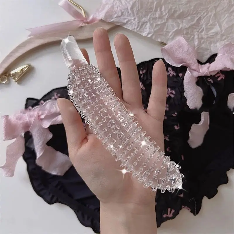 Grande partícula lobo dente vara unissex masturbador simulação de cristal vibrador sm brinquedo de treinamento novato brinquedo sexual dragão pênis de vidro 