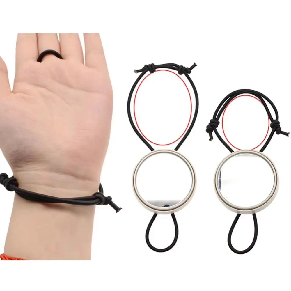 شريط مرن للغوص مرآة معصم عدسة محدبة مراقبة الغوص مرآة الرؤية الخلفية قابلة للتعديل مرآة مراقبة مستديرة للغوص #1