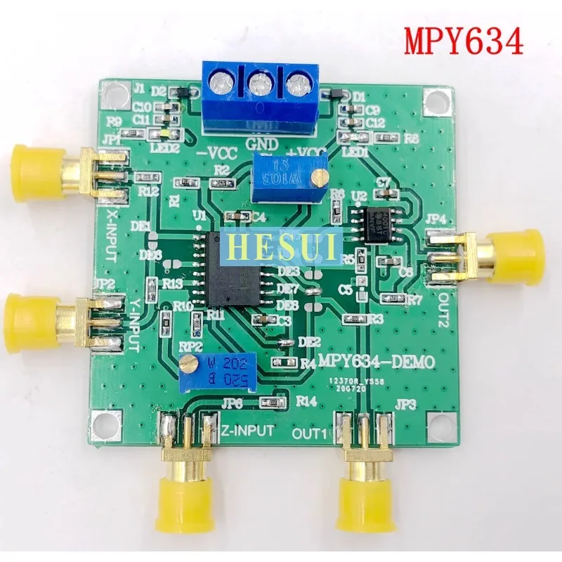 

MPY634 four-quadrant analog multiplier operational amplifier module frequency mixing frequency doubling modulation demodulation