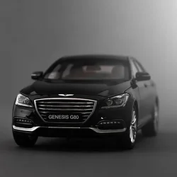 Diecast 1/18 Scale Genesis G80 Sedan Simulation Alloy Car Model Collectibles Boutique Ornament Display Gift