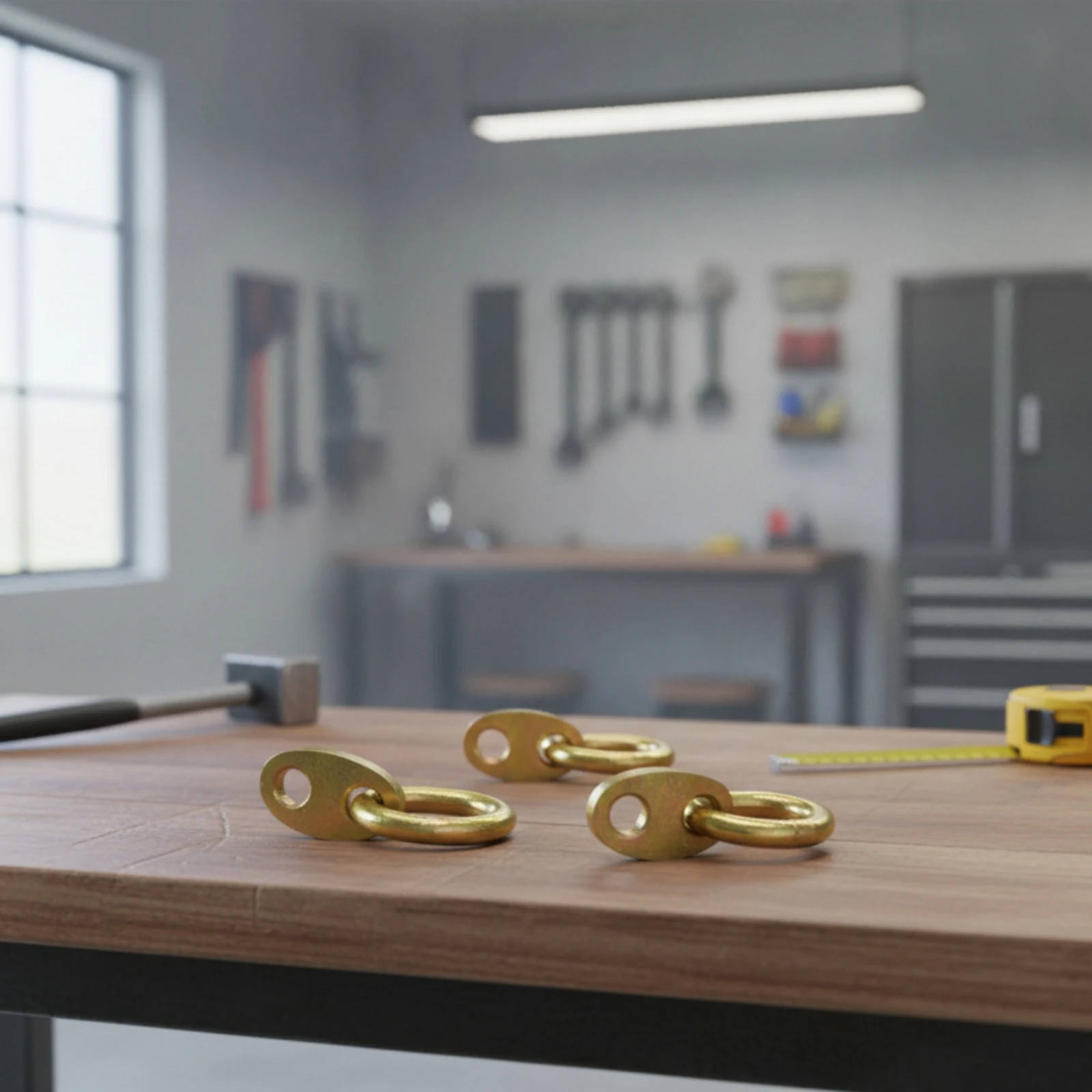 Plated Heavy Duty Hardware Engine Lift Eyes Brackets Set High Capacity Reliable for Hoist and Engine Swap