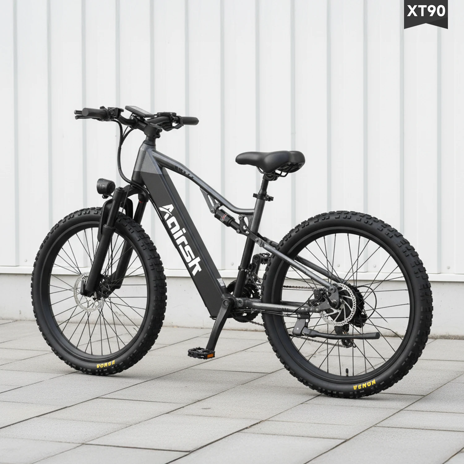 AliExpress NONE Aairsk XT90 Electric Mountain Bike, 250W Brushless Motor, 48V 20AH 960WH Battery, 25KM/H Max Speed, 21-Speed Shimano, 75N.M Torque, 100KM Max Range, 150KG Max Load, Dual Disc Brakes, Dual Suspension,