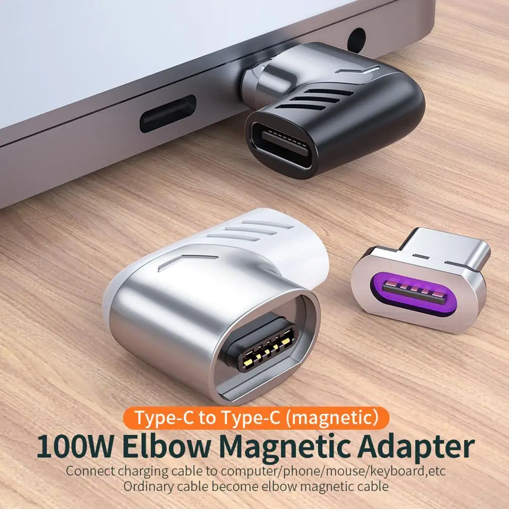 

120W USB Type C Magnetic Cable Adapter For Xiaomi IPad Pro Mini Fast Charging Usb Type C Magnet Converter Usbc Type C Conne N9E3