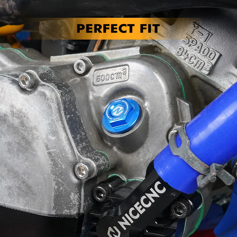 NICECNC For Yamaha YZ85 YZ65 YZ80 YZ 125 250 250F 450F 125X 250FX 450FX YFZ450 WR250F WR450F Engine Oil Filler Plugs Cup Cover