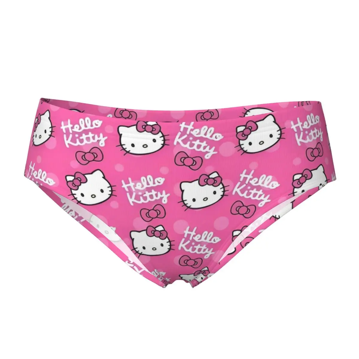 

Женские розовые трусы с героями мультфильмов «Hello Kitty», мягкое нижнее белье, женские новые трусы больших размеров