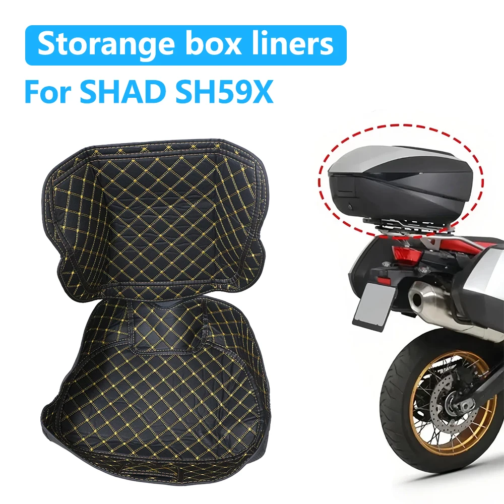 

For SHAD SH59X Motorcycle Rear Trunk Inner Cushion Seat Bucket Storage Luggage Box Liner Pad Rear Tail Seat Case Bag Lining Pad