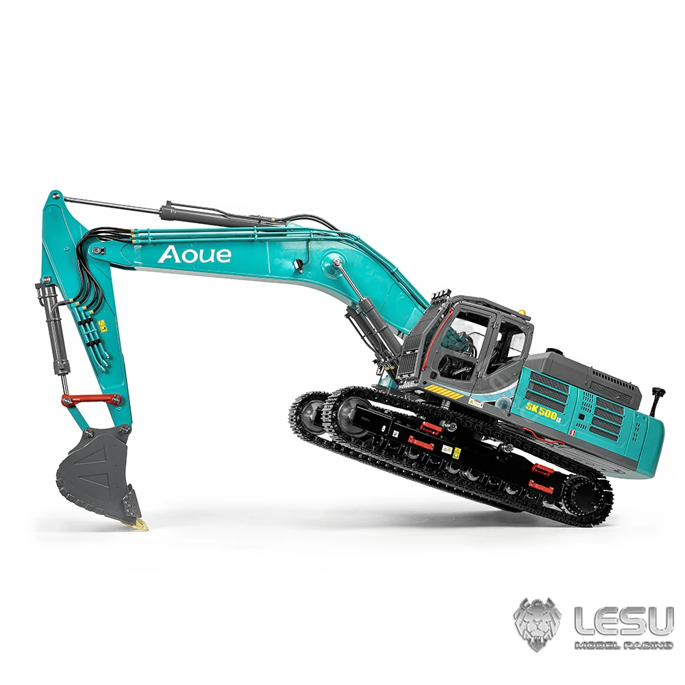 

Радиоуправляемый гидравлический экскаватор LESU SK500LC в масштабе 1:14, металлический, с подсветкой, для тяжелых работ, модель TH23148