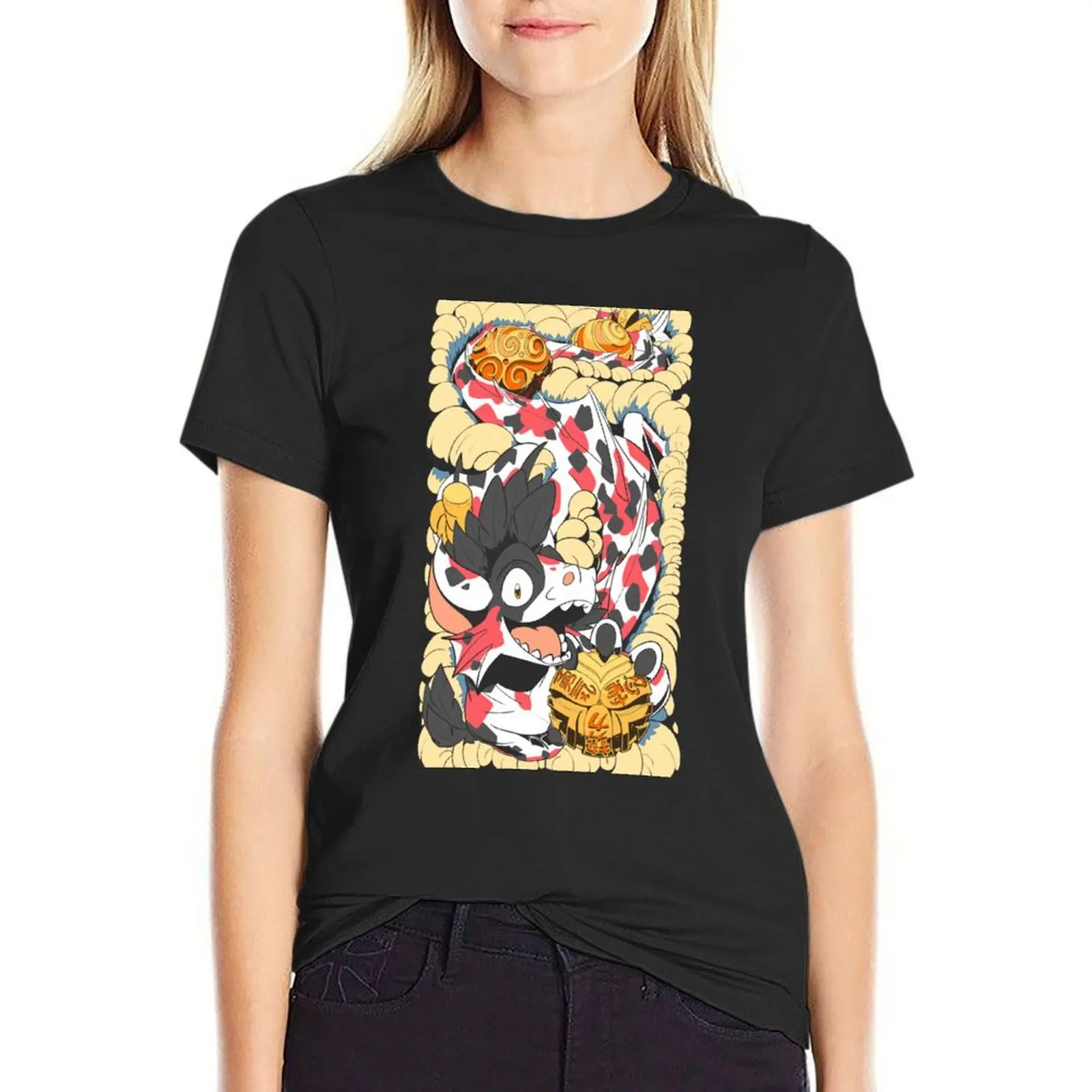 

Sanke koi dragon [By Taphen] T-Shirt customizeds funnys Women tops