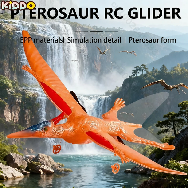 

Радиоуправляемый самолет-птерозавр с фиксированным крылом, планер 2,4G, пульт дистанционного управления, самолет для ручного метания, пенопласт EPP, электрический уличный самолет, Рождество