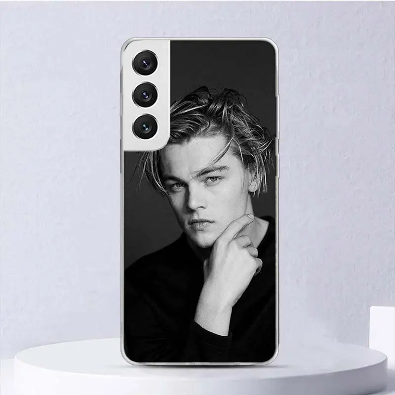 Leonardo Dicaprio Young Soft Case For Samsung Galaxy S24 S23 S22 S21 Ultra S20 FE S10 Plus Phone Cover S9 S8 + S10E Funda Coque