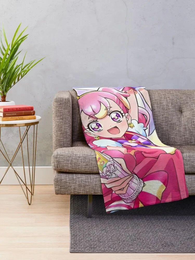 Wonderful Precure - All Characters Throw Blanket Soft Plaid Luxury St Blankets