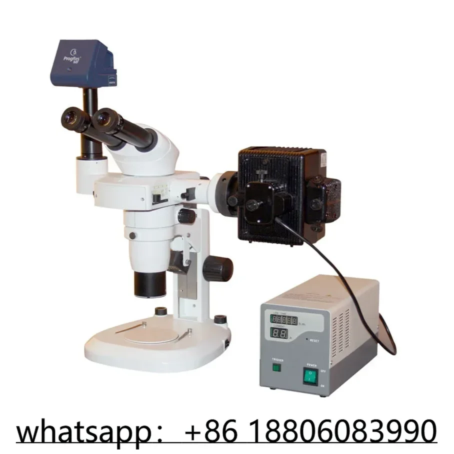 Advanced Stereo Zoom Microscope with Fluorescent Attachment biological trinocular microscopes Radical Manufacturer