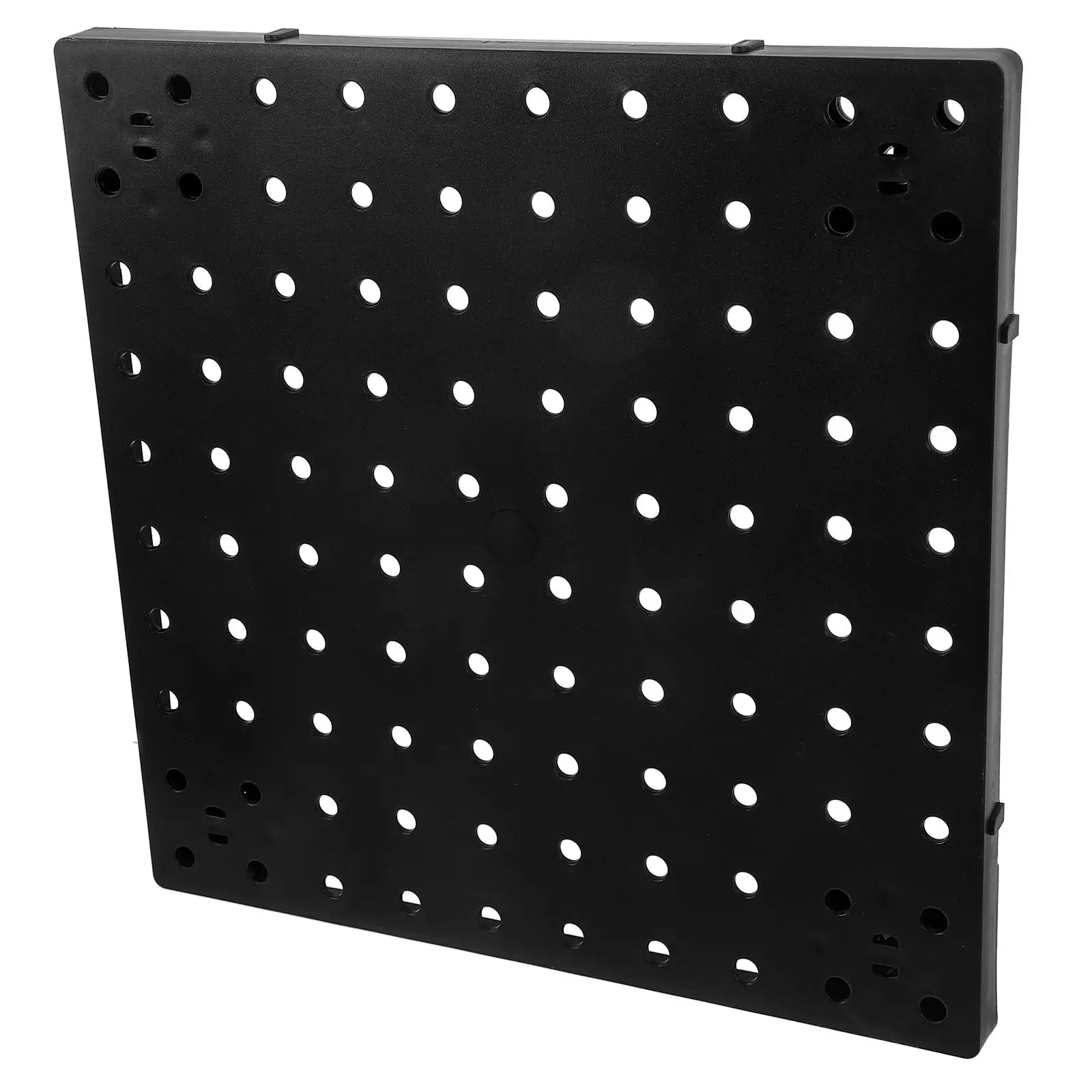 Plastic Pegboard Panel 25CMx25CM Black Mounted Tool ganizer for Garage Workshop Storage System Multi Functional Easy