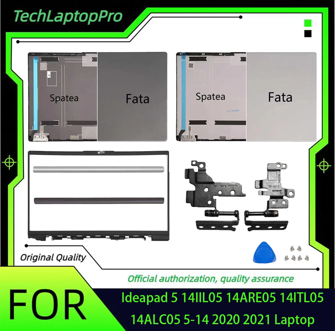 For Ideapad 5 14IIL05 14ARE05 14ITL05 14ALC05 5-14 2020 2021 Laptop LCD Back Top Cover/Bezel/Hinge/Hingecover 1 sold
