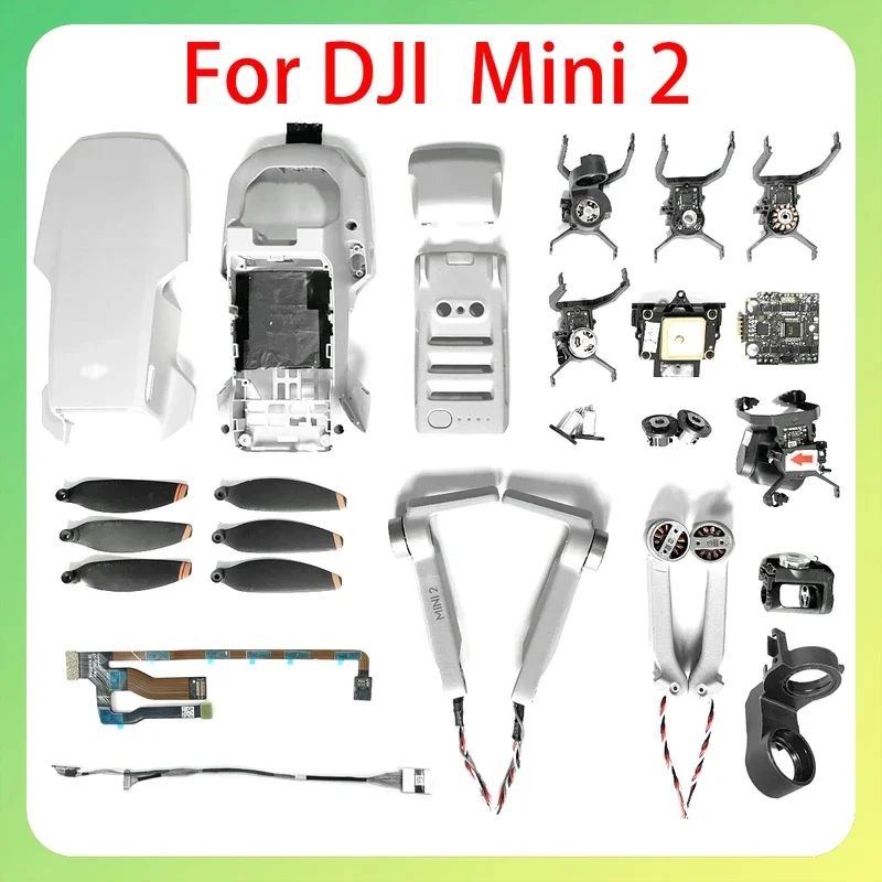 Mini2 body upper, middle and lower shells ESC GPS 3-in-1 cable signal line arm for DJI Mini series accessories