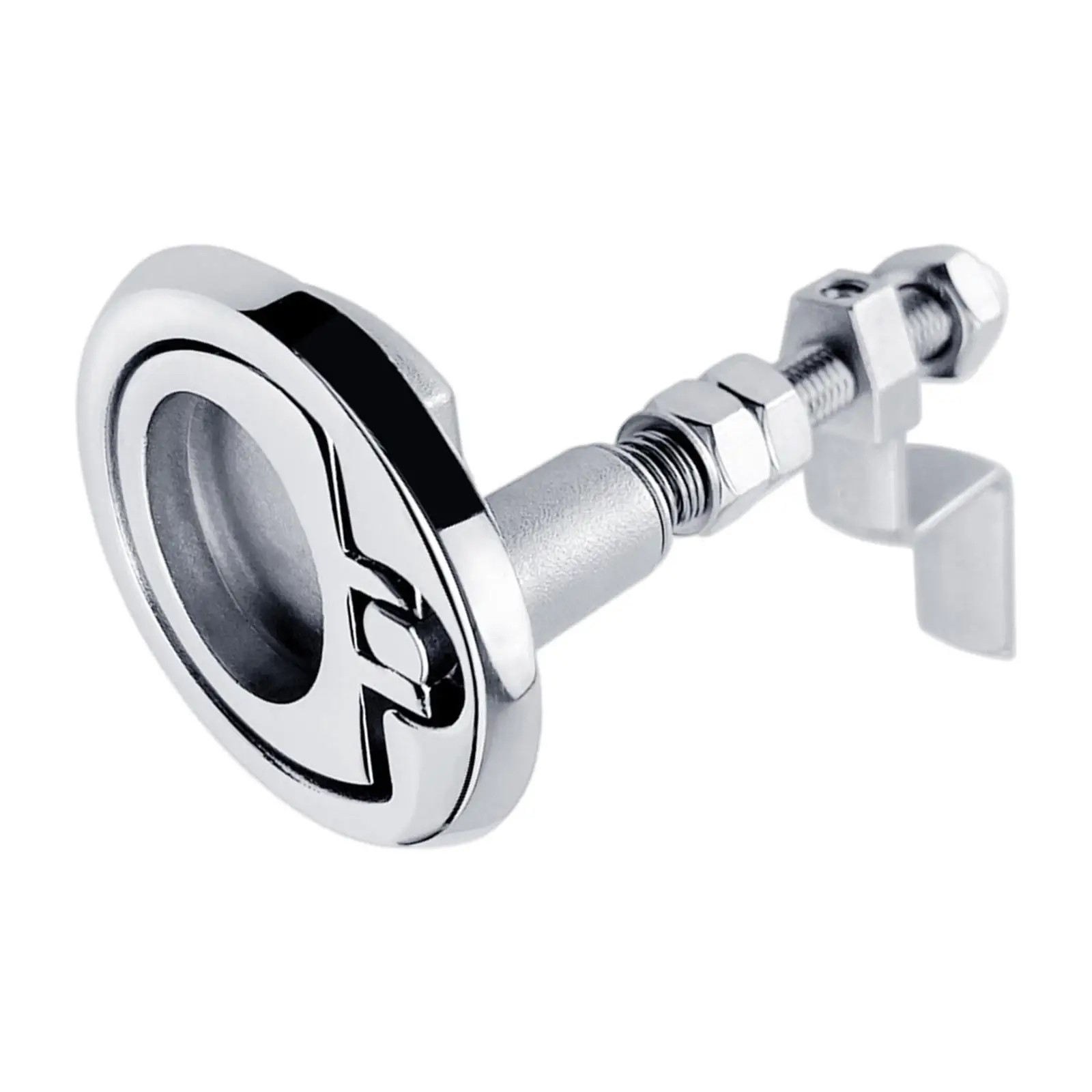 Flush Pull Latch Mirror Polished Non Locking Anti-Rust Corrosion Resistance